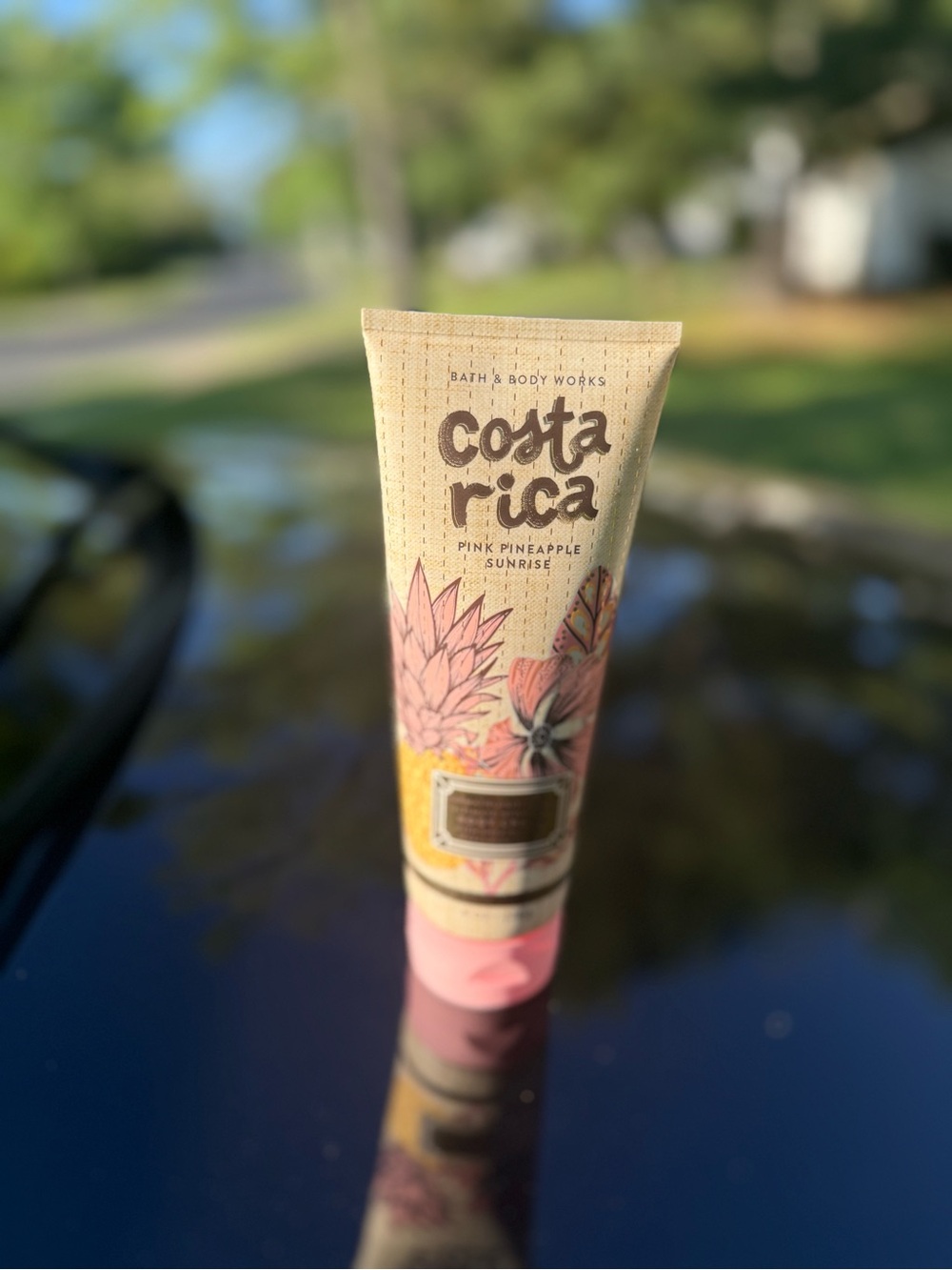 Bath & Body Works Costa Rica Pink Pineapple Sunrise Lotion - Pink, Yellow